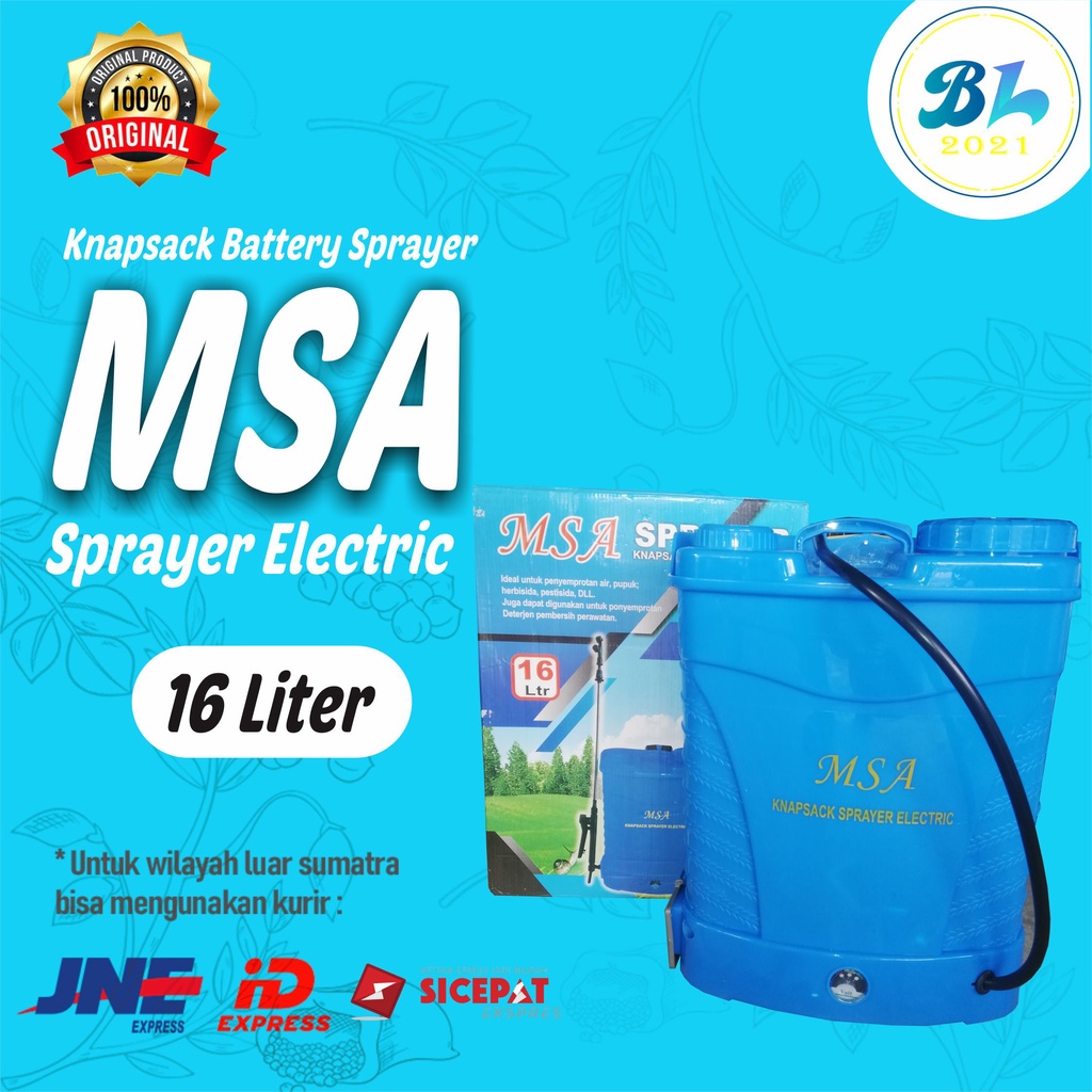Sprayer Knapsnack MSA Elektrik 16 Liter - untuk penyemprotan