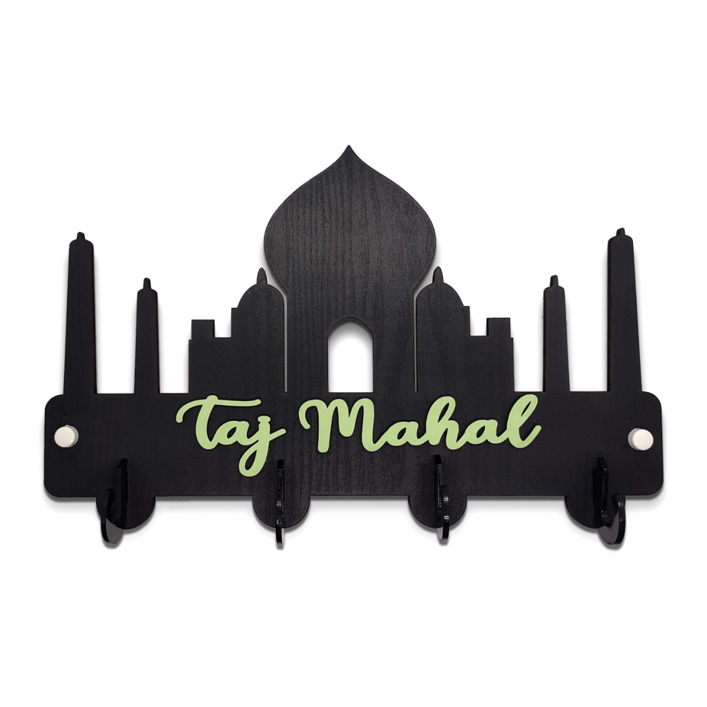 Rak Dinding TAJ MAHAL ( dengan 4 buah hook gantungan ) MB1001