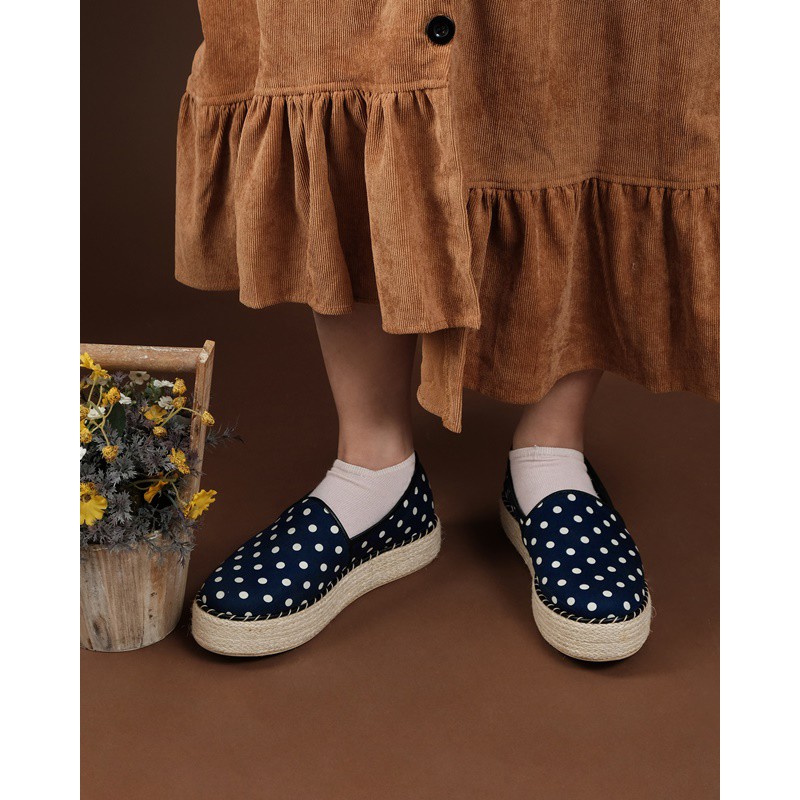 Myrubylcious PATROL POLKA FLATFORM NAVY