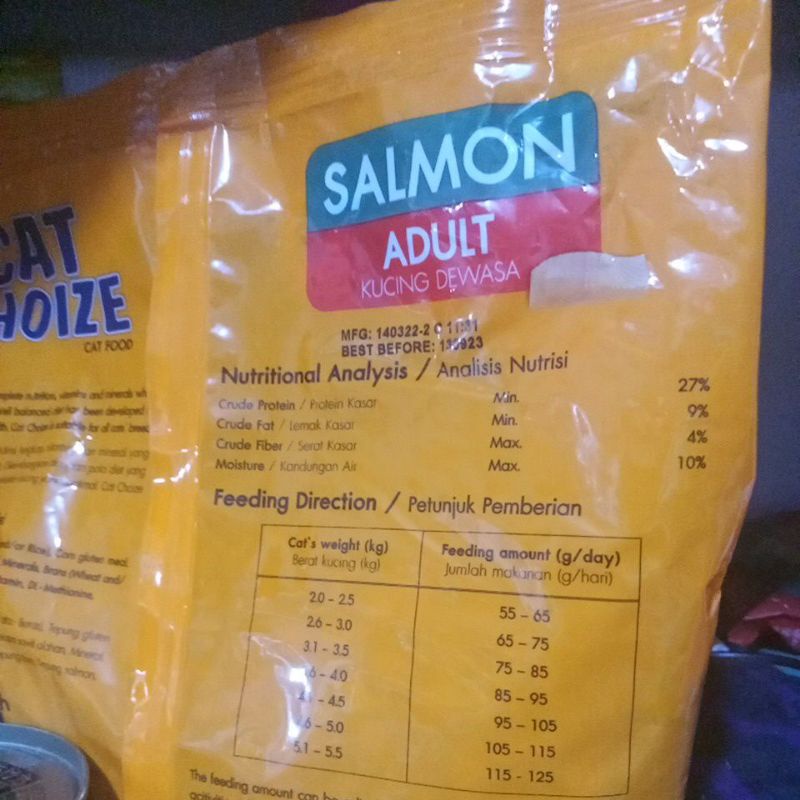 CAT CHOIZE ADULT 800GR