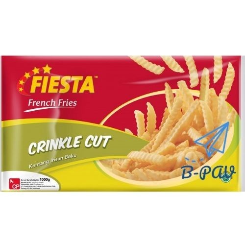 

Fiesta French Fries Crinckle Cut 500 gr / 1kg