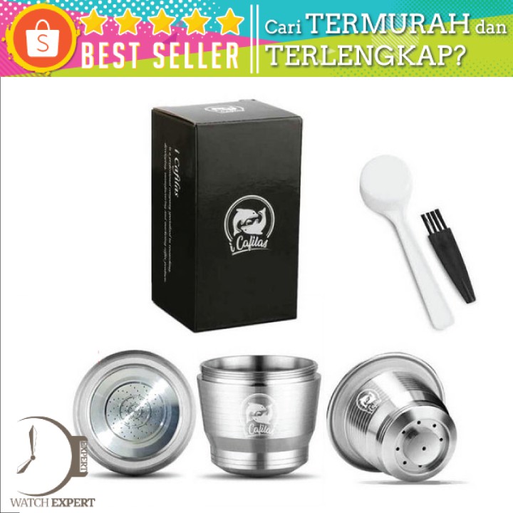 Tempat Penyimpanan Bubuk Kopi Di Coffee Maker Nespresso + Tamper for Nespresso Coffee Machine