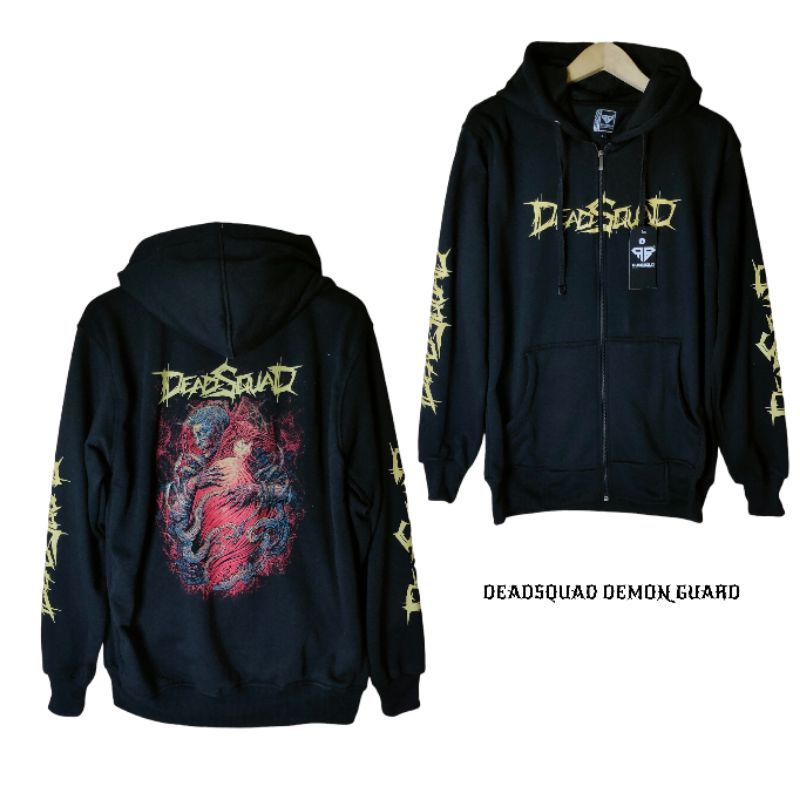 Switer Jaket Hoodie Pria/ DeadSquad Zipper Premium Hardcore/Switer Metal