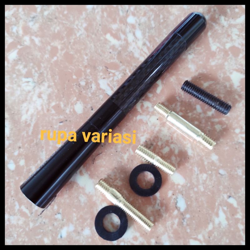 antena radio am fm mobil honda toyota nissan suzuki Mitsubishi daihatsu Mazda jazz yaris livina juke ertiga trax mirage swift model drat ganti universal motif carbon