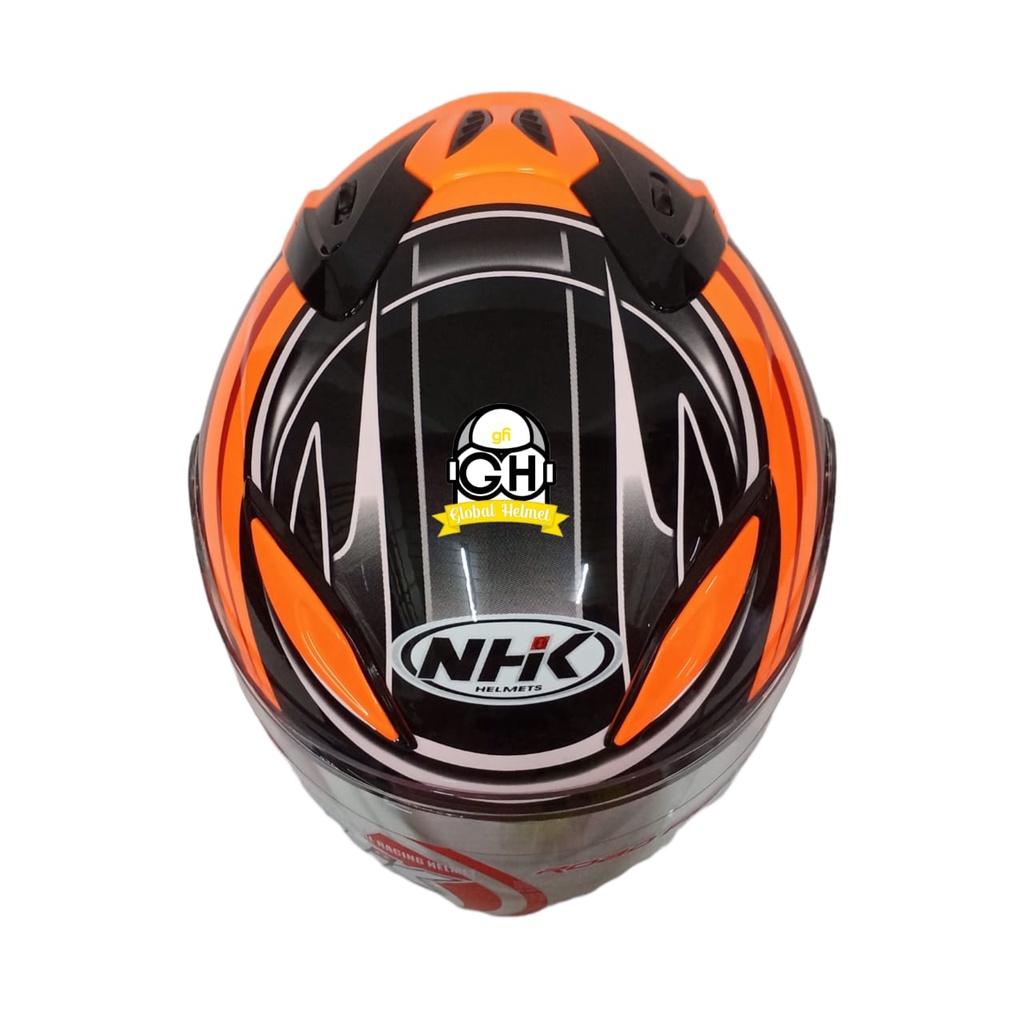 HELM NHK R6 TX 11 ORANGE FLO NHK R-6 MOTIF  TX-11 ORANGE FLOURECENT