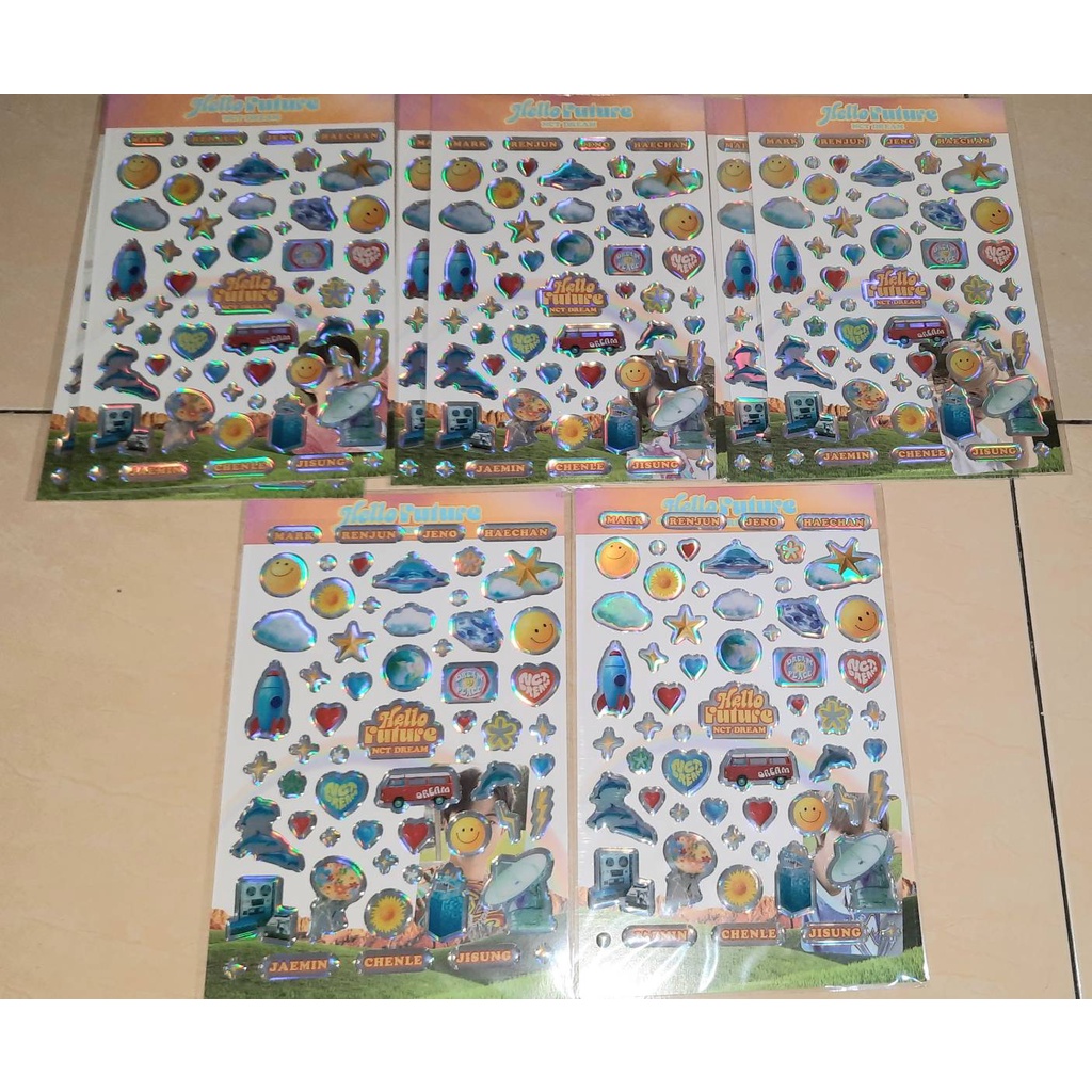 EPOXY HELLO FUTURE NCT DREAM JENO, JAEMIN, MARK SEALED READY INA