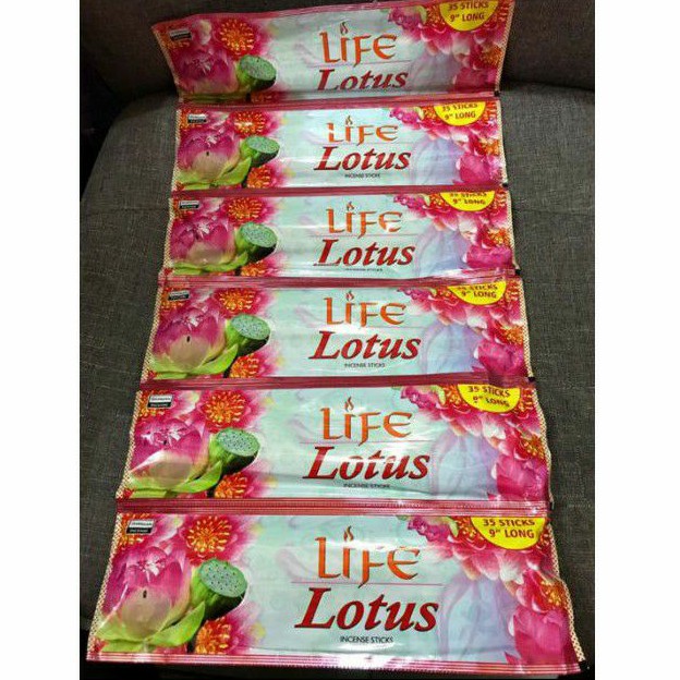 Pouch Plastic Lotus Incense