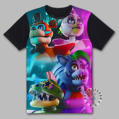 Baju FNAF Kaos Game Freddy Fazbear 10632 DWS 3D
