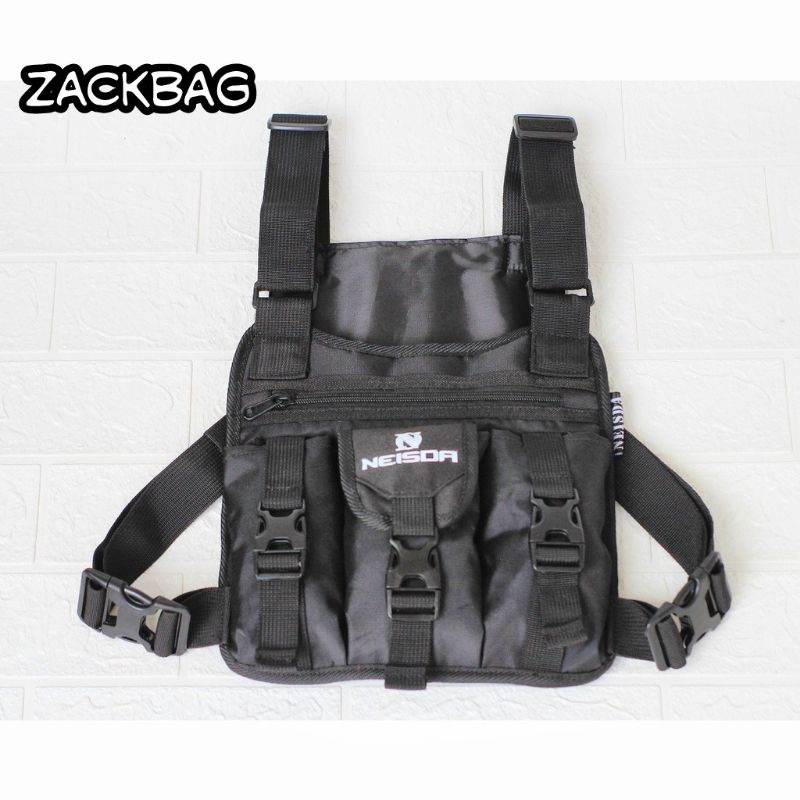 Tas Dada/Chest Bag/Tas Pelindung Dada/Tas Pengendara Motor dan Sepeda Neisda Premium 801