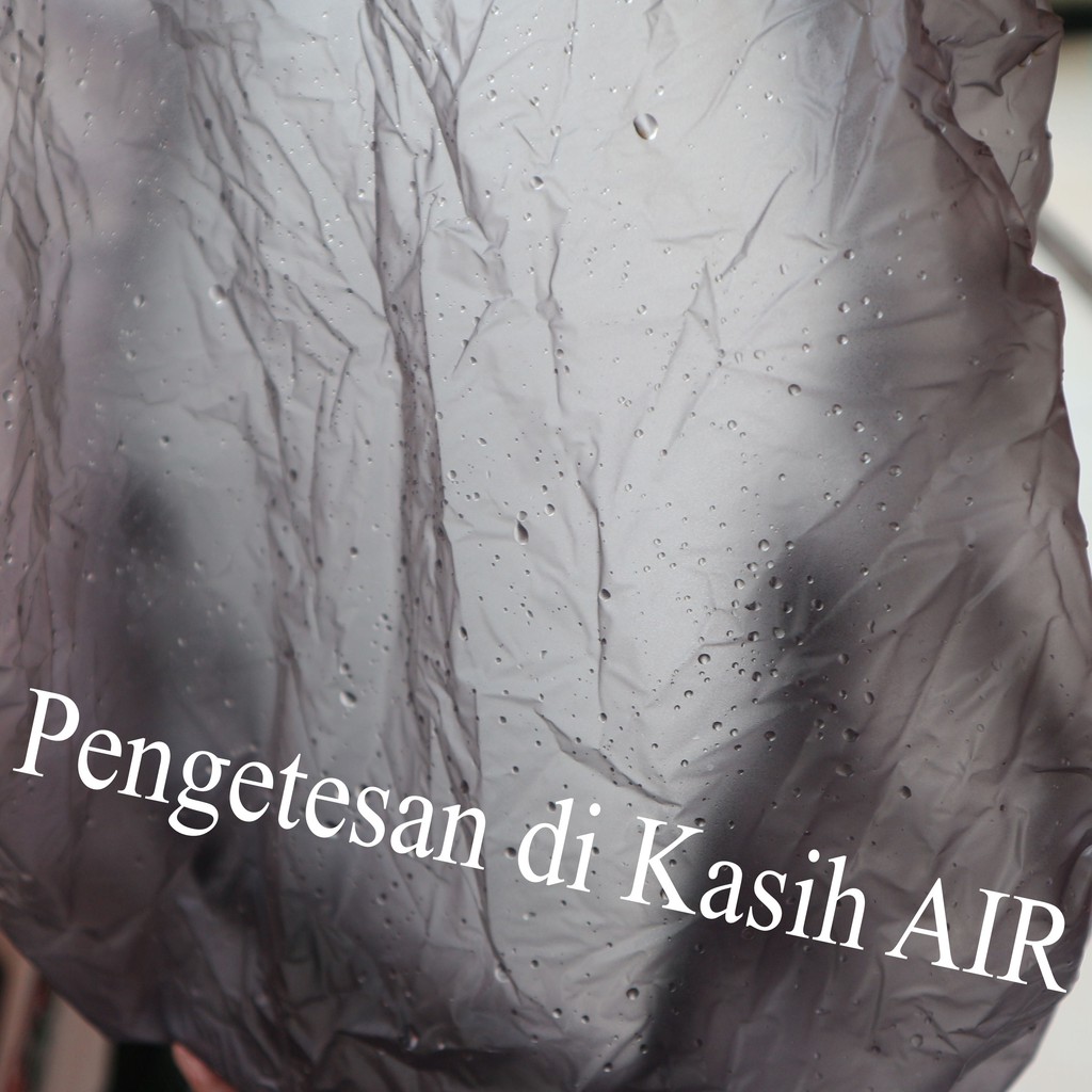 Raincover Tas Transparan Bungkus Pelindung Sarung Jas Hujan Tas Ransel Bag Cover Tahan Air Anti Air