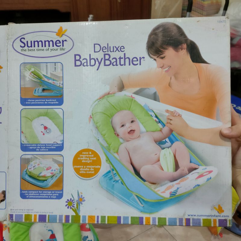 summer deluxe baby bather