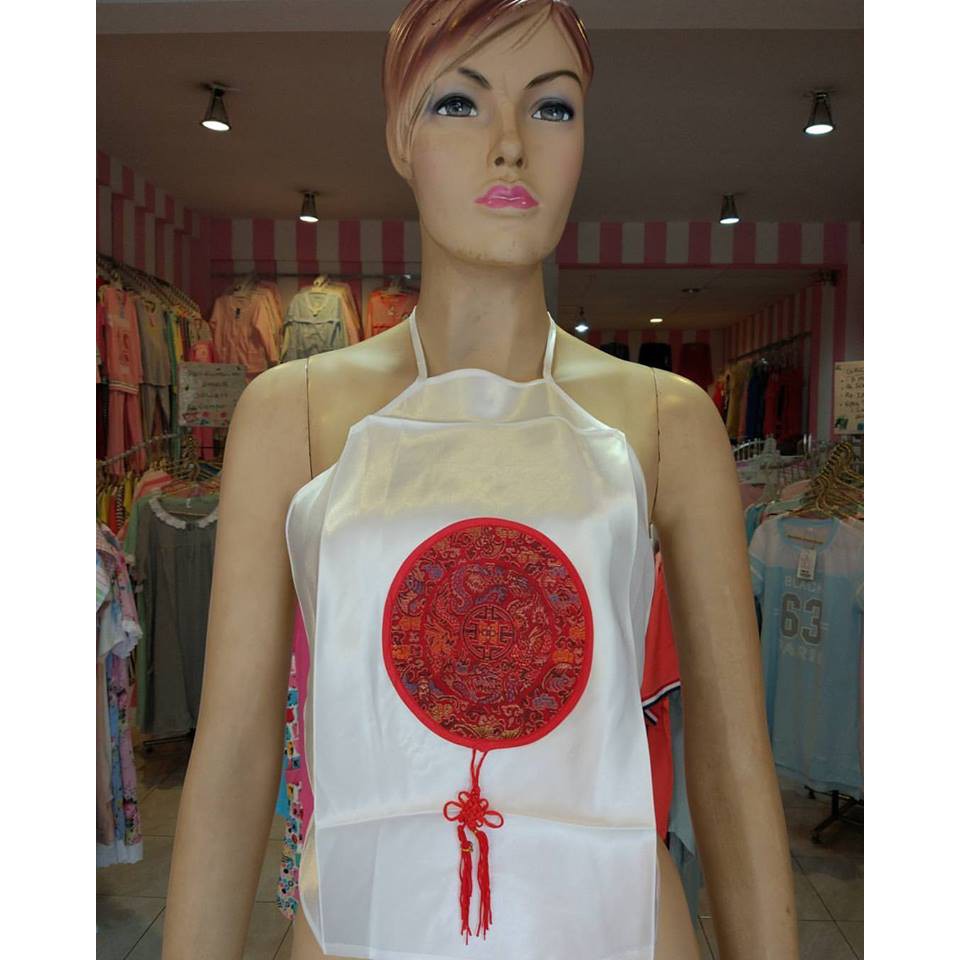 Pakaian Dalam Sleepwear Sexy 7155228 White Cheongsam