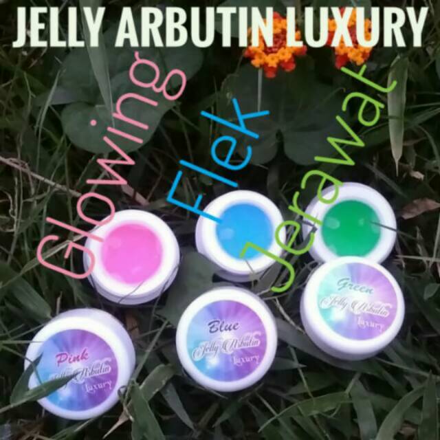 Pink jelly arbutin / Blue jelly arbutin / Green jelly arbutin Luxury ORIGINAL