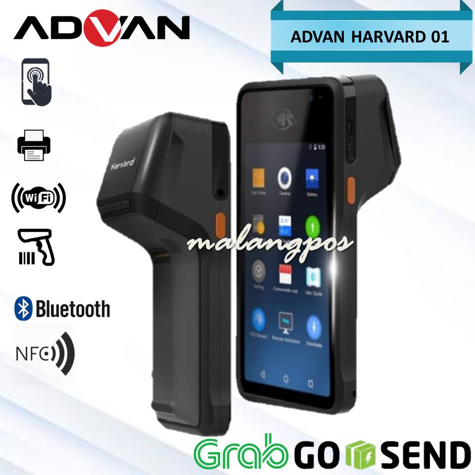 MESIN KASIR ANDROID POS ADVAN HARVARD THERMAL PRINTER 58MM 4G WITH NFC + CAMERA