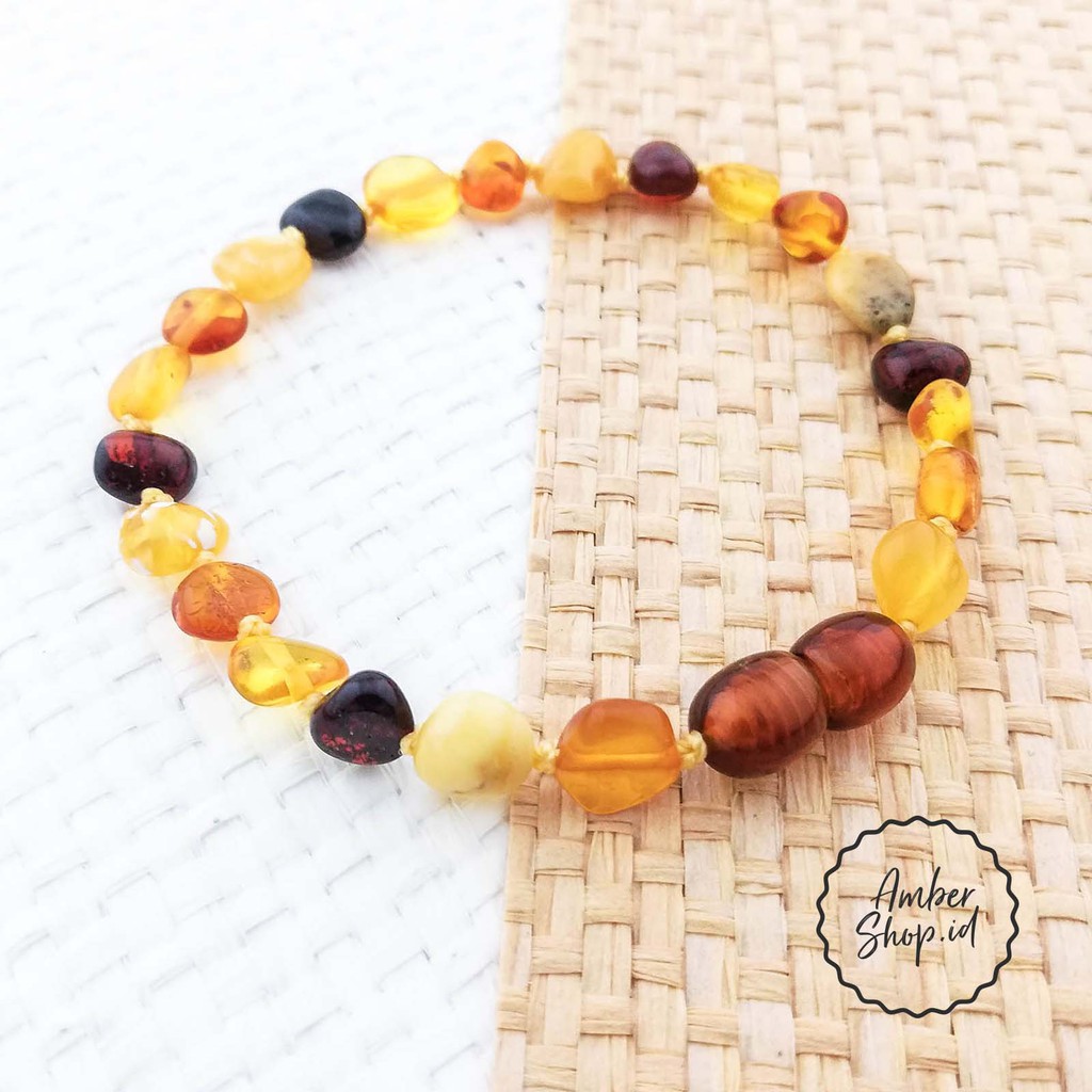 ASD7 (FREE GIFT) Gelang Amber Dewasa - Amber Shop