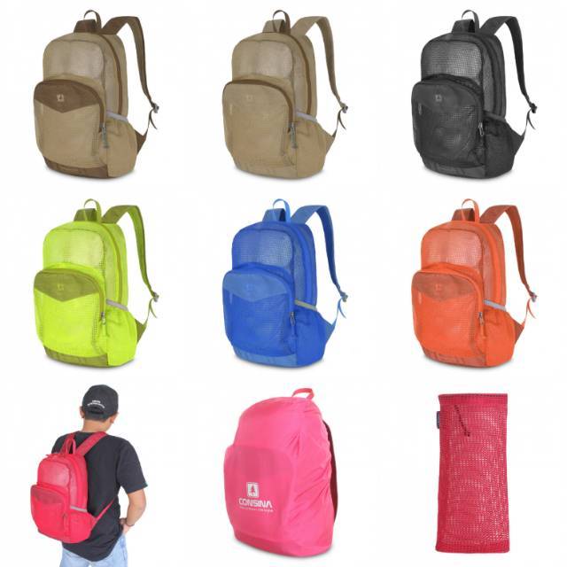 Diskon dan cod tas punggung consina Spacious Original