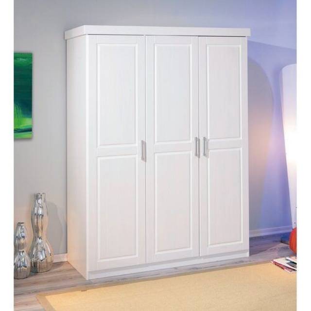 Lemari kayu minimalis cat duco