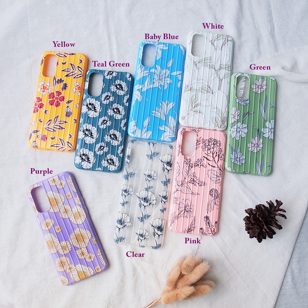 SOFTCASE OPPO A15 A3S A53 A54 A92 A9 2020 F9 NEO9 RENO 4 4F 5 SOFTCASE MOTIF BUNGA KOPER MOTIF