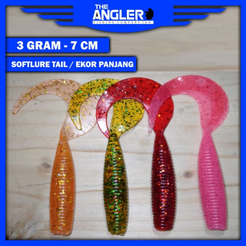 Softlure Tail Ekor Panjang 7 cm