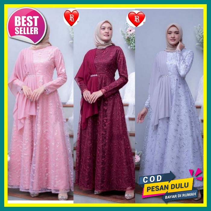 Sheya Maxy Gamis Terbaru By Ratu Mulabees || Gamis Cantik || Gamis Syar’I || Gamis Modern || Gamis M