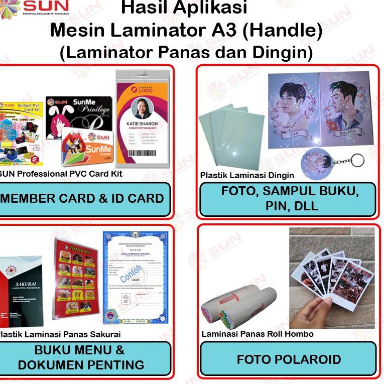 

Mesin Laminating Laminator A3 32 cm + Handle 320D (KODE Y4897)