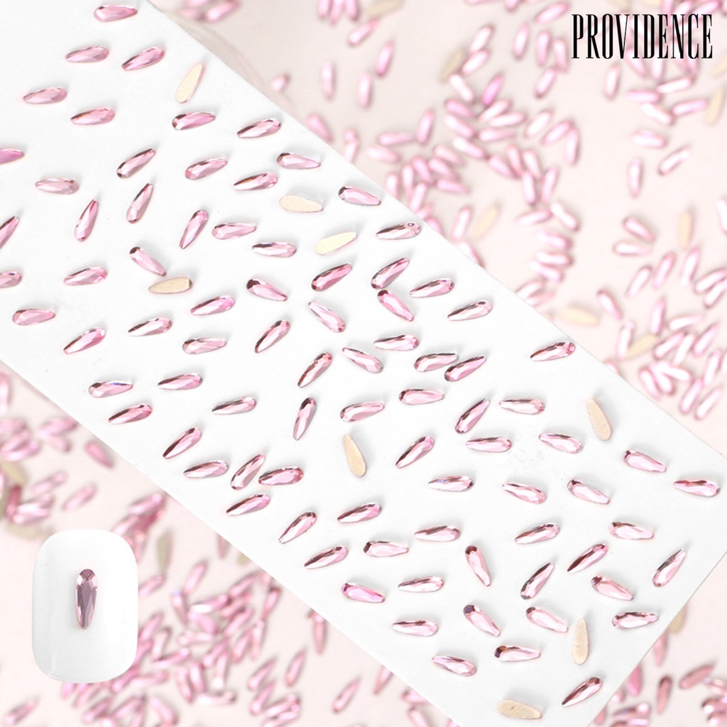 Providence 50Pcs / Set Ornamen 3D Bentuk Asimetris Bahan Resin Tahan Pudar Untuk Dekorasi Nail Art DIY