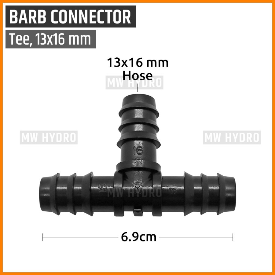 Connector Tee 13mm/16mm