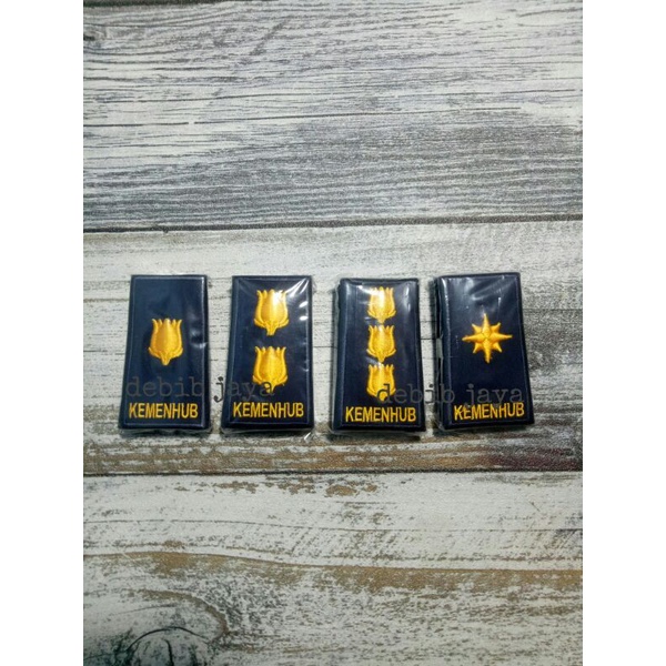 pangkat kemenhub bordir gol 3d 4a 4b 4c