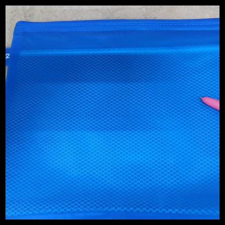 

Zipper Biru A4 Sekat 2 Microstar 5302 / Document Bag Serbaguna Murah