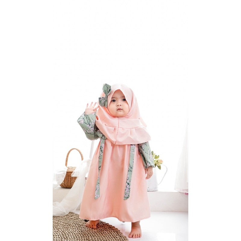 Siera GAMIS BAYI ANAK DRESS cewek perempuan dress muslim anak perempuan 1 2 3 tahun