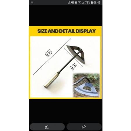 cangkul rumput/wangkil