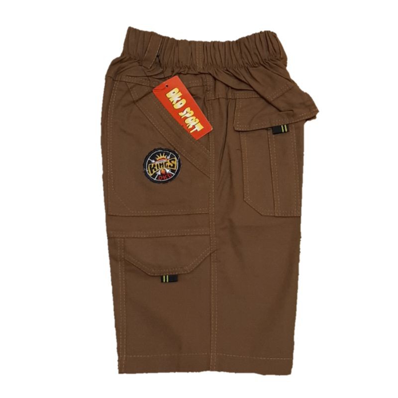 CELANA PENDEK ANAK LAKI DKD SPORT COKLAT