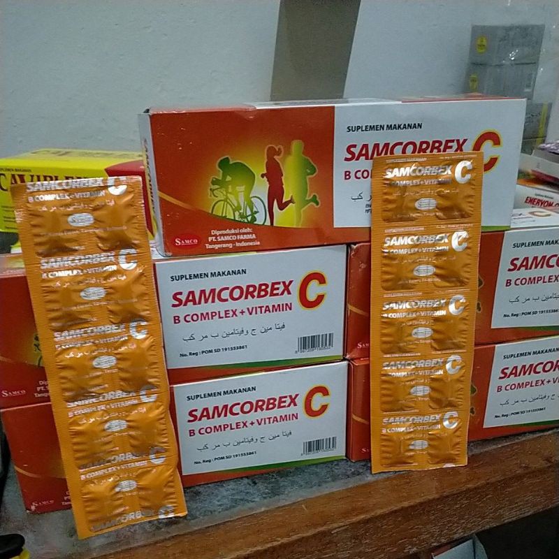 Samcorbex Vitamin C B Plex Harga Perstrip Isi 10 Tablet Indonesia