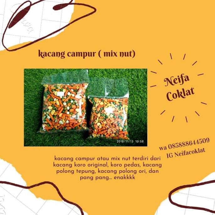 

Kacang Campur Kiloan / Mix Nut Renyah 1Kg Dafa.Olshop