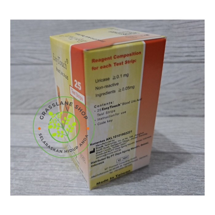 Easy Touch Strip Uric Acid Asam Urat isi 25