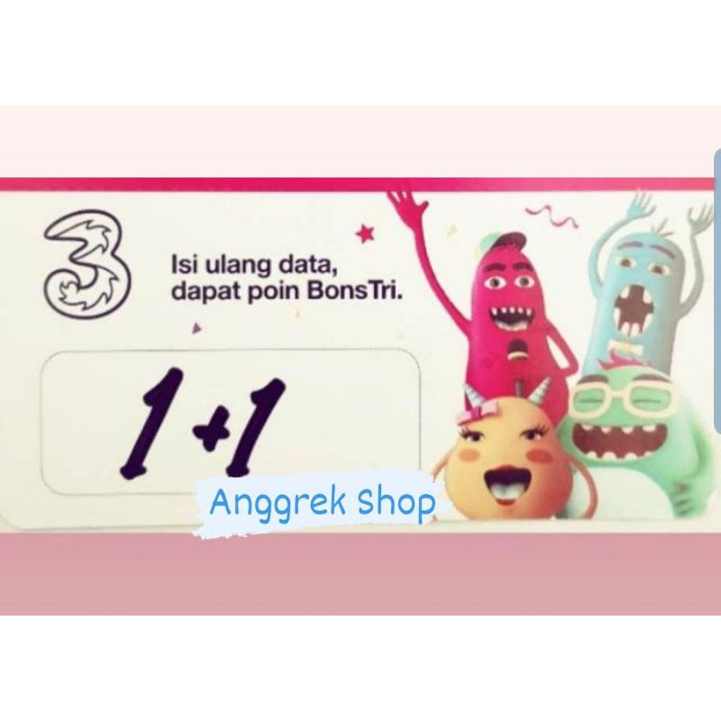 Voucher Tri Aon 1gb + 1gb