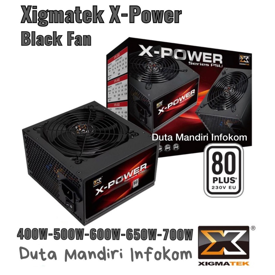 Xigmatek X-Power 400W - 400Watt 80+ Plus White Power Supply