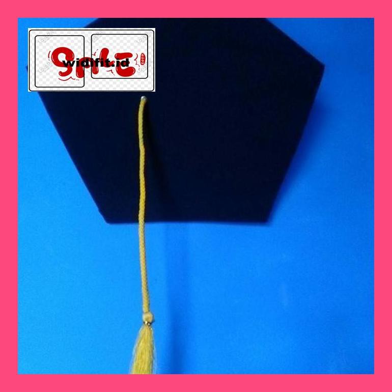 Babyglpak Topi Toga Dan Topi Wisuda Anak Dewasa - Tali Hitam Tyt840