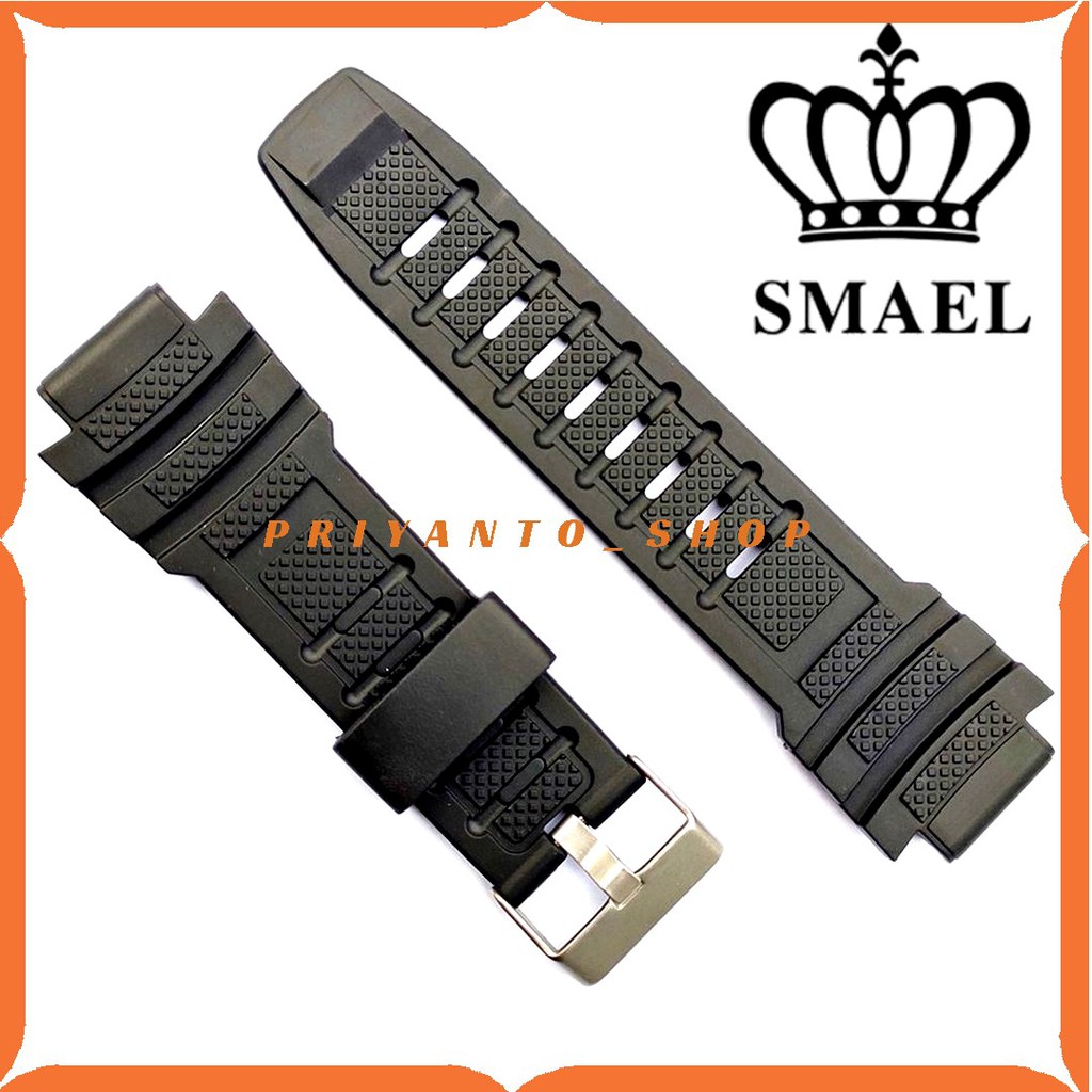 Rubber Strap tali jam tangan Smael 1542 SMAEL 1542 Original Oem