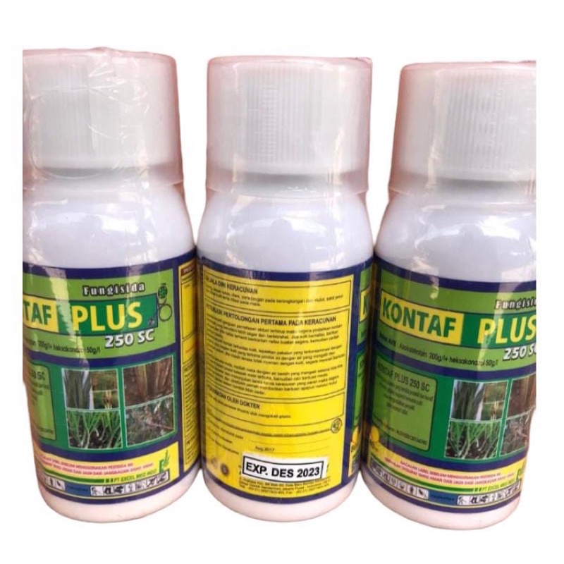 Kontaf Plus 250 SC 80ml Setara  Amistartop Mengendalikan Bercak Busuk Batang Dan Mencerahkan Warna Buah