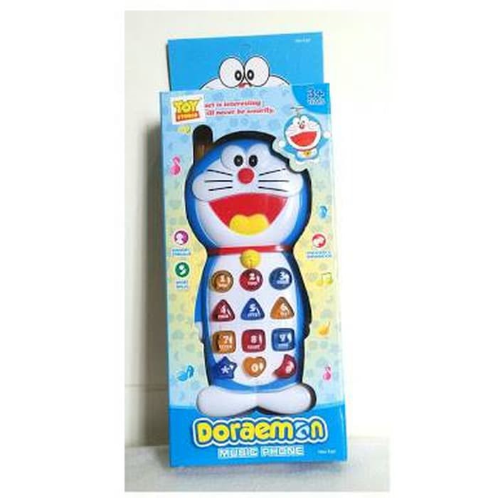 BRG-17000335 Mainan anak hp musical phone Doraemon Best seller