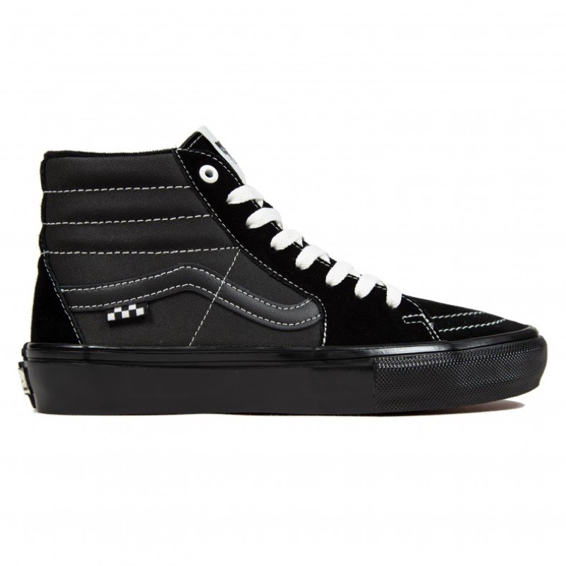 VANS SKATE CLASSIC SK-8 HI BLACKOUT || RESMI PT NAVYA