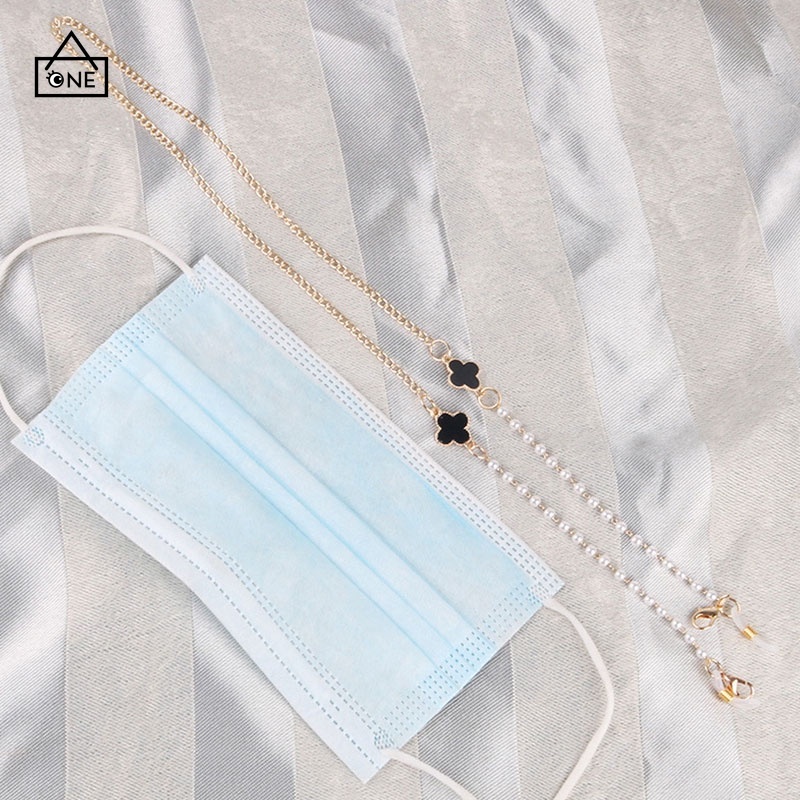 COD☀️Kalung Rantai Mutiara Gaya Korea Untuk Masker  Mask Chain Multifunctional Adjustable A one