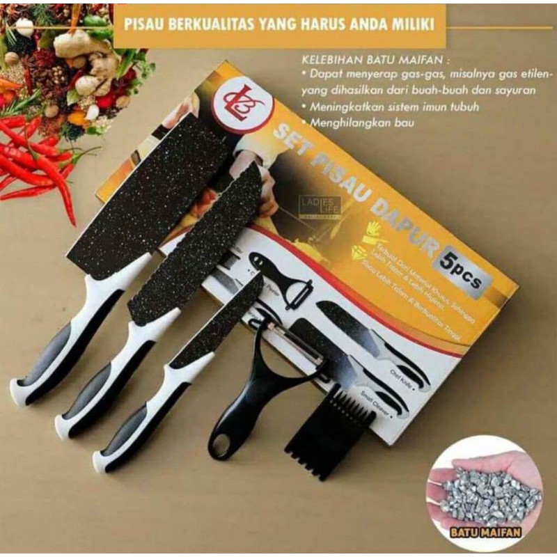 Pisau set isi 5 pcs Loyal Bosque