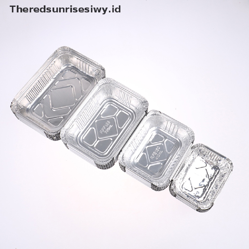 # Alat Rumah Tangga # 20 Pcs Nampan Aluminum Foil Sekali Pakai Untuk Air Fryer / Barbecue