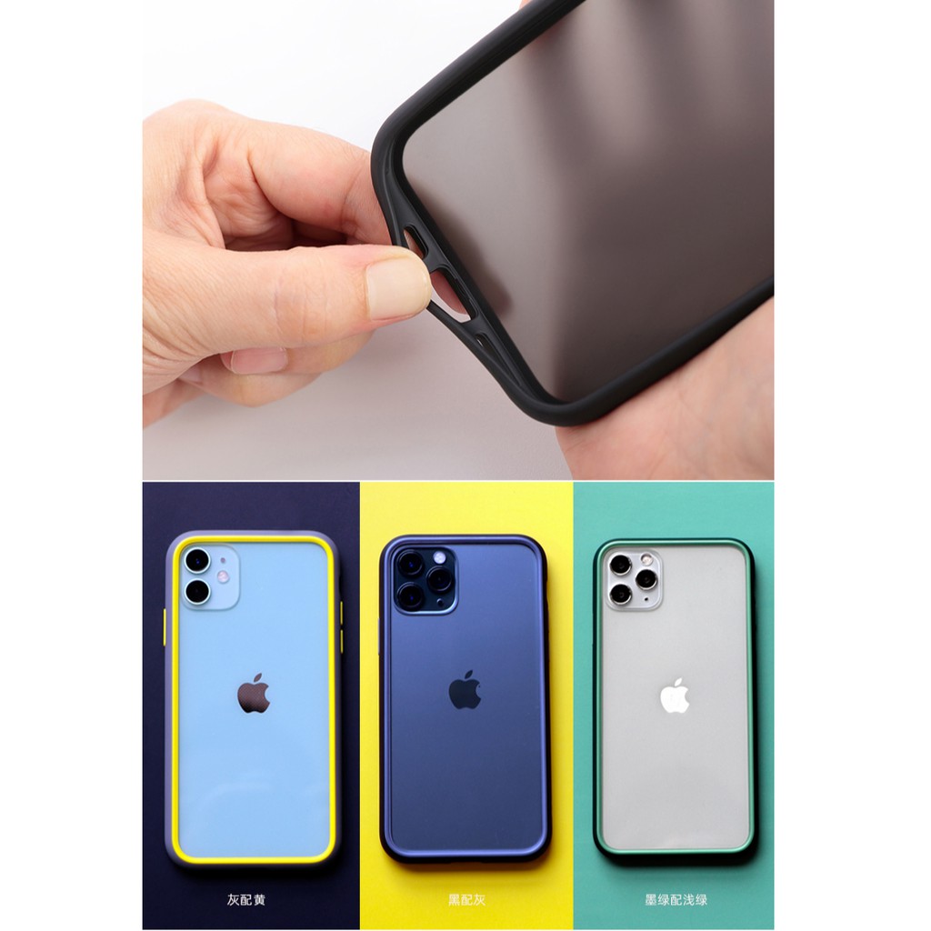 case For iPhone 7 8plus X XR XS Max 11 12 13 Pro MaxTPU back plate anti-fall Apple phone case