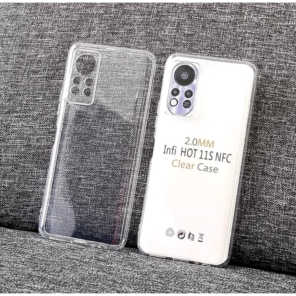 case Infinix Hot 11s NFC Case Clear Transparan Softcase