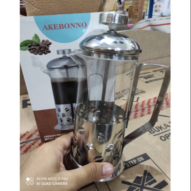 French press kopi akebono