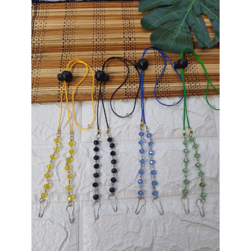 konektor masker kristal 2in1