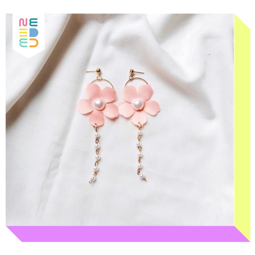 NEEDED.ID JKT | Flora Earing / Anting Bunga Korea Aesthetic Modis